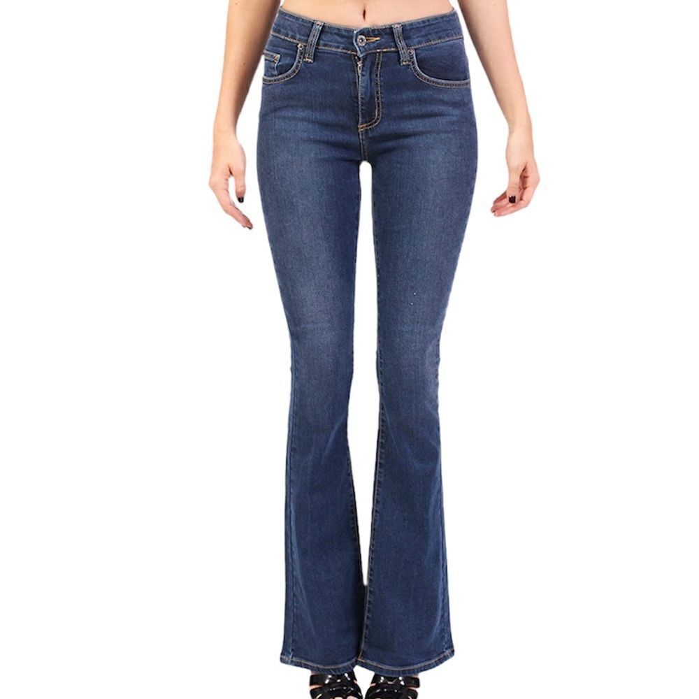 CARMAR Blue Bell Bottom Denim Jeans New Size 24